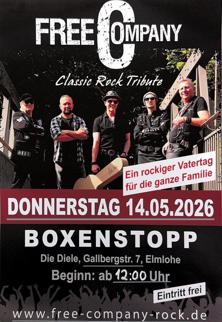 Boxenrock mit Free Company